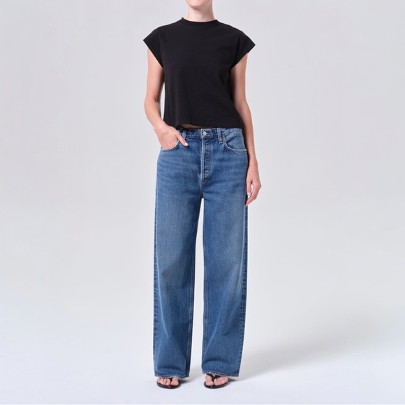 Agolde Denim - Agolde Low Slung Baggy in Essence 26 Relaxed fit